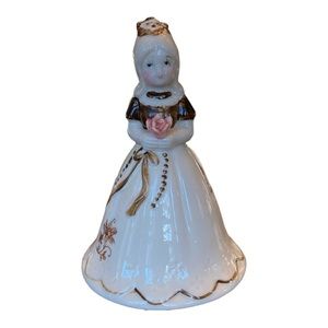 Vintage Porcelain Bell 7” x 3.75”